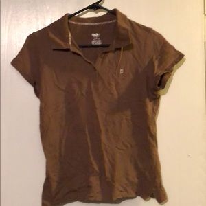 Brown collared shirt